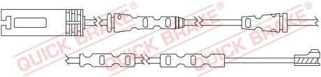 Датчик зносу,гальм.колодки QUICK BRAKE WS0293A