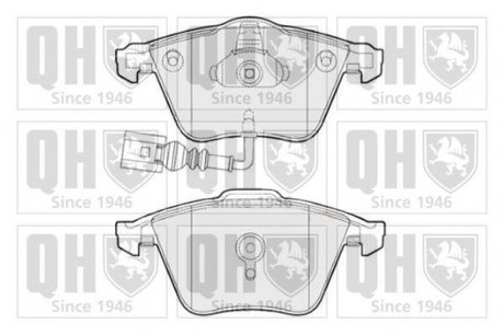 Колодки гальмівні к-т QUINTON HAZELL BP1564