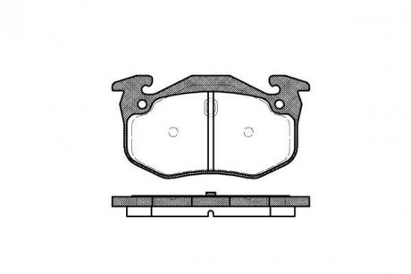 Колодки гальмівні дискові VW Golf VI 09-14, Tiguan 08-16; AUDI A3 03-12, TT 07-15; SKODA Octavia A5 04-13, Superb 08-15; RENAULT Clio II 98-05, Clio I 90-98; SEAT Leon 05-12, Altea 04-09; PEUGEOT 206 98-12, 306 93-02; CITROEN Xsara 00-06, Xsara 97-00 REMSA 0144.06 (фото 1)