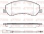 Комплект тормозных колодок из 4 шт. дисков REMSA 1250.11 (фото 1)