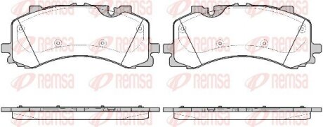 Колодки тормозные дисковые REMSA 1744.00