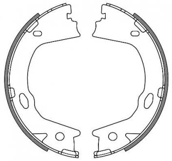 Гальмівні колодки барабані REMSA 4657.00