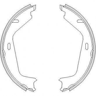 Колодки гальмівні барабанні REMSA 4726.00