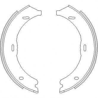 Колодки гальмівні барабанні REMSA 4745.00