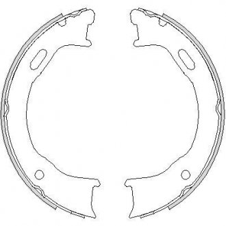 Колодки тормозные барабанные REMSA 4747.00