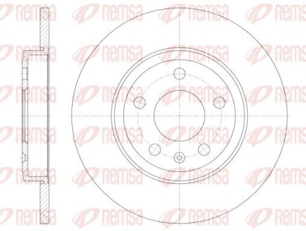 Диск гальмівний REMSA 61011.00