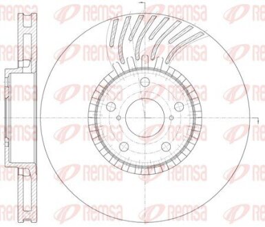 Диск тормозной REMSA 61179.11