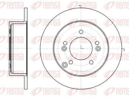 Диск тормозной REMSA 61293.00