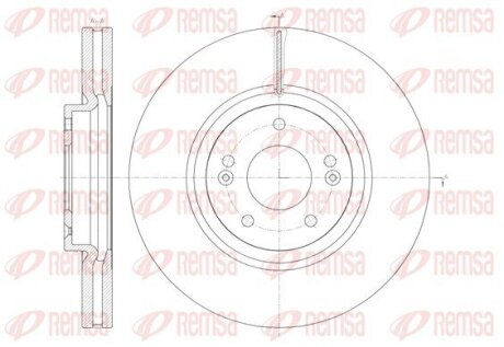 Диск гальмівний REMSA 61462.10