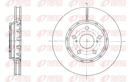 Диск гальмівний REMSA 61593.10