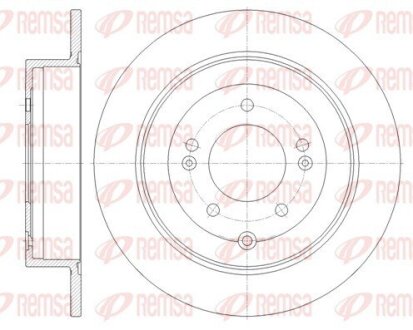 Диск тормозной REMSA 61779.00