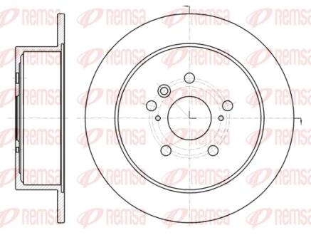 Диск гальмівний REMSA 61969.00