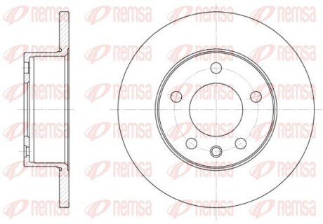 Диск тормозной REMSA 6201.00