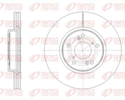 Диск гальмівний REMSA 62108.10 (фото 1)