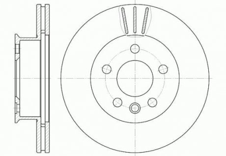 Диск тормозной REMSA 6416.10