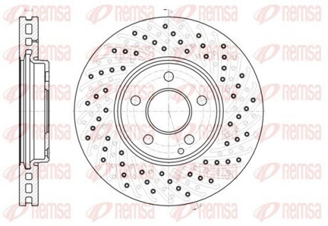 Диск тормозной REMSA 6943.10
