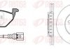 Комплект тормозной передн. AUDI A3 96-;SEAT TOLEDO 98-;SKODA FABIA 99-,OCTAVIA (выр-во REMSA) 8633.10