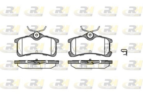 Гальмівні колодки дискові ROADHOUSE 21050.02