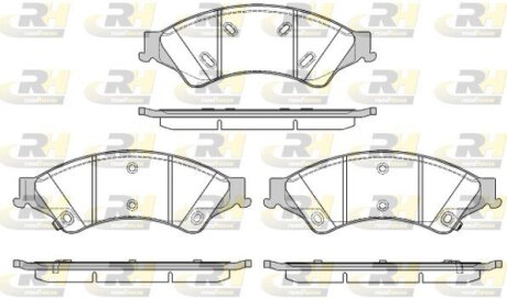 Гальмівні колодки дискові ROADHOUSE 21524.02