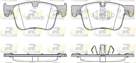 Тормозные колодки дисковые ROADHOUSE 21560.10