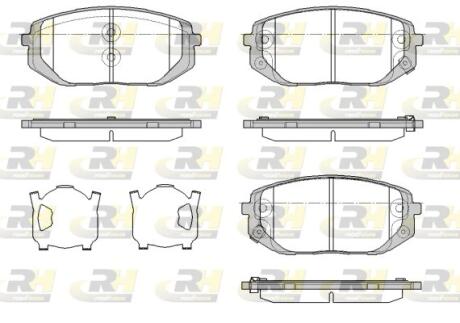 Гальмівні колодки дискові ROADHOUSE 21957.02