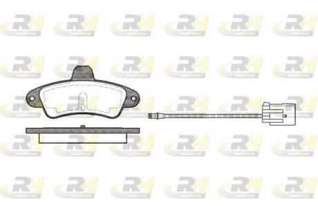 Гальмівні колодки дискові ROADHOUSE 2433.02