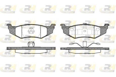 Гальмівні колодки дискові ROADHOUSE 2482.40