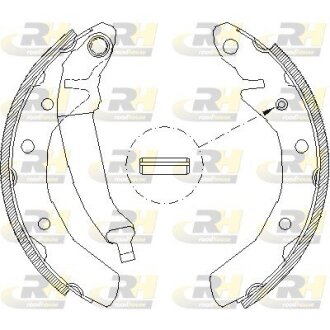 Тормозные колодки барабанные ROADHOUSE 4086.00