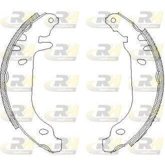 Гальмівні колодки барабанні ROADHOUSE 4169.00