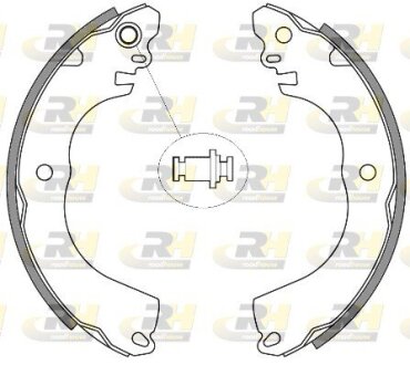Гальмівні колодки барабанні ROADHOUSE 4257.00