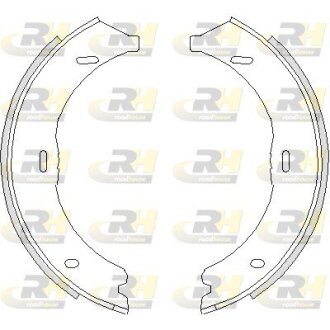 Гальмівні колодки барабанні ROADHOUSE 4745.00