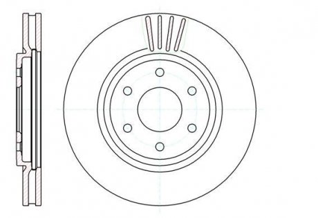 Гальмівний диск ROADHOUSE 61037.10