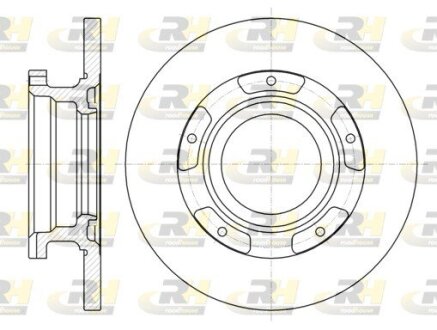 Гальмівний диск ROADHOUSE 61107.00