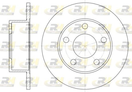 Тормозной диск ROADHOUSE 6121.00