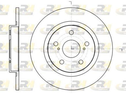 Гальмівний диск ROADHOUSE 61325.00