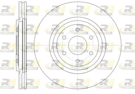 Тормозной диск ROADHOUSE 61348.10