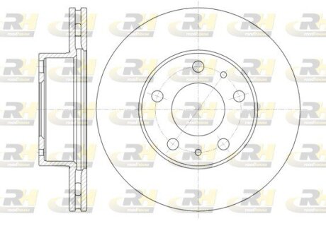 Тормозной диск ROADHOUSE 61351.10