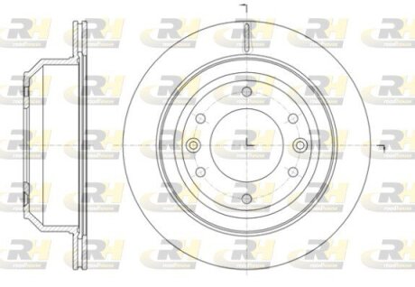 Тормозной диск ROADHOUSE 61397.10