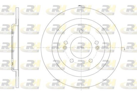 Тормозной диск ROADHOUSE 61438.00
