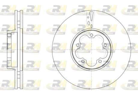 Тормозной диск ROADHOUSE 61568.10