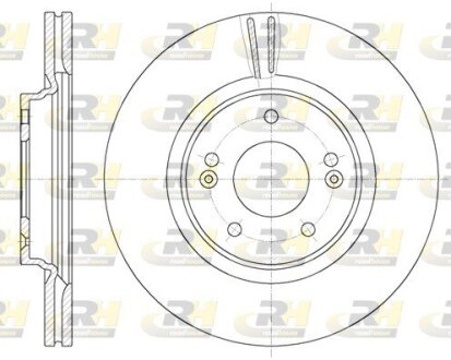 Гальмівний диск ROADHOUSE 61781.10