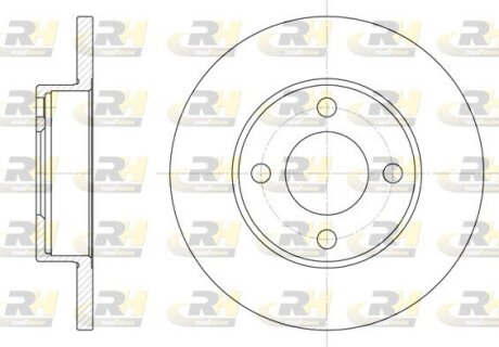 Тормозной диск ROADHOUSE 6181.00