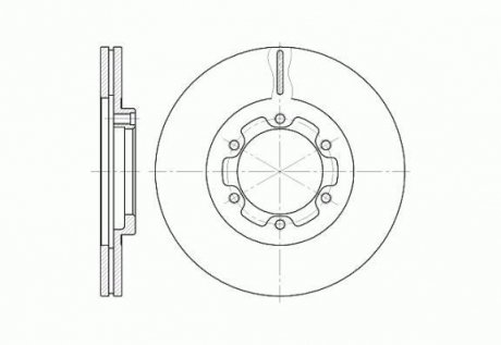 Тормозной диск ROADHOUSE 6188.10 (фото 1)