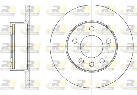Тормозной диск ROADHOUSE 6201.00 (фото 1)