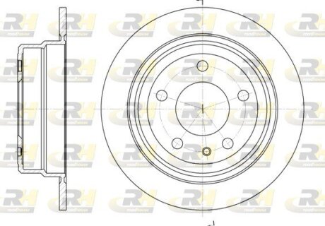 Тормозной диск ROADHOUSE 6308.00 (фото 1)
