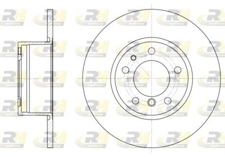 Тормозной диск ROADHOUSE 6347.00