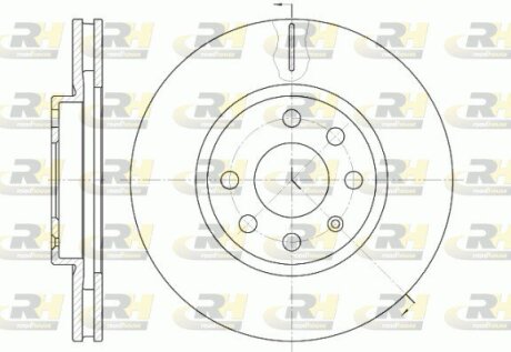 Тормозной диск ROADHOUSE 6611.10