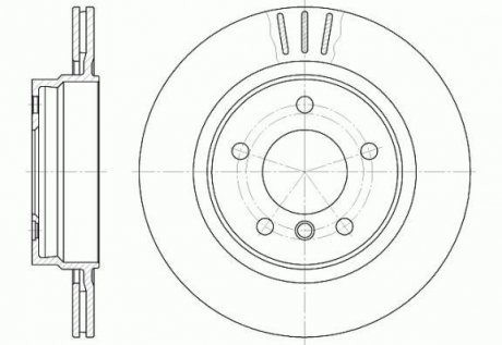 Тормозной диск ROADHOUSE 6722.10 (фото 1)