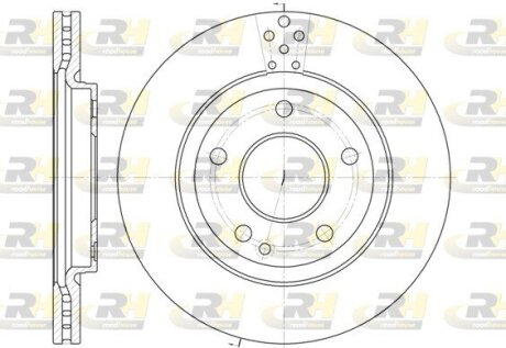 Тормозной диск ROADHOUSE 6748.10