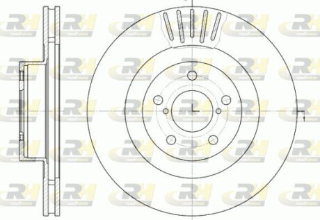 Тормозной диск ROADHOUSE 6816.10